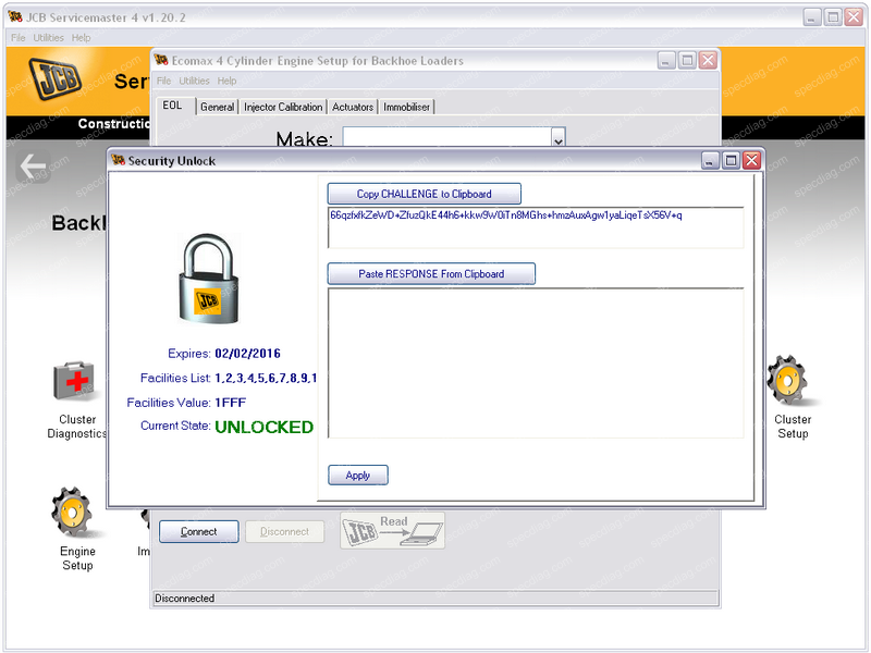 JCB SECURITY UNLOCK KEY CALCULATOR v0.3