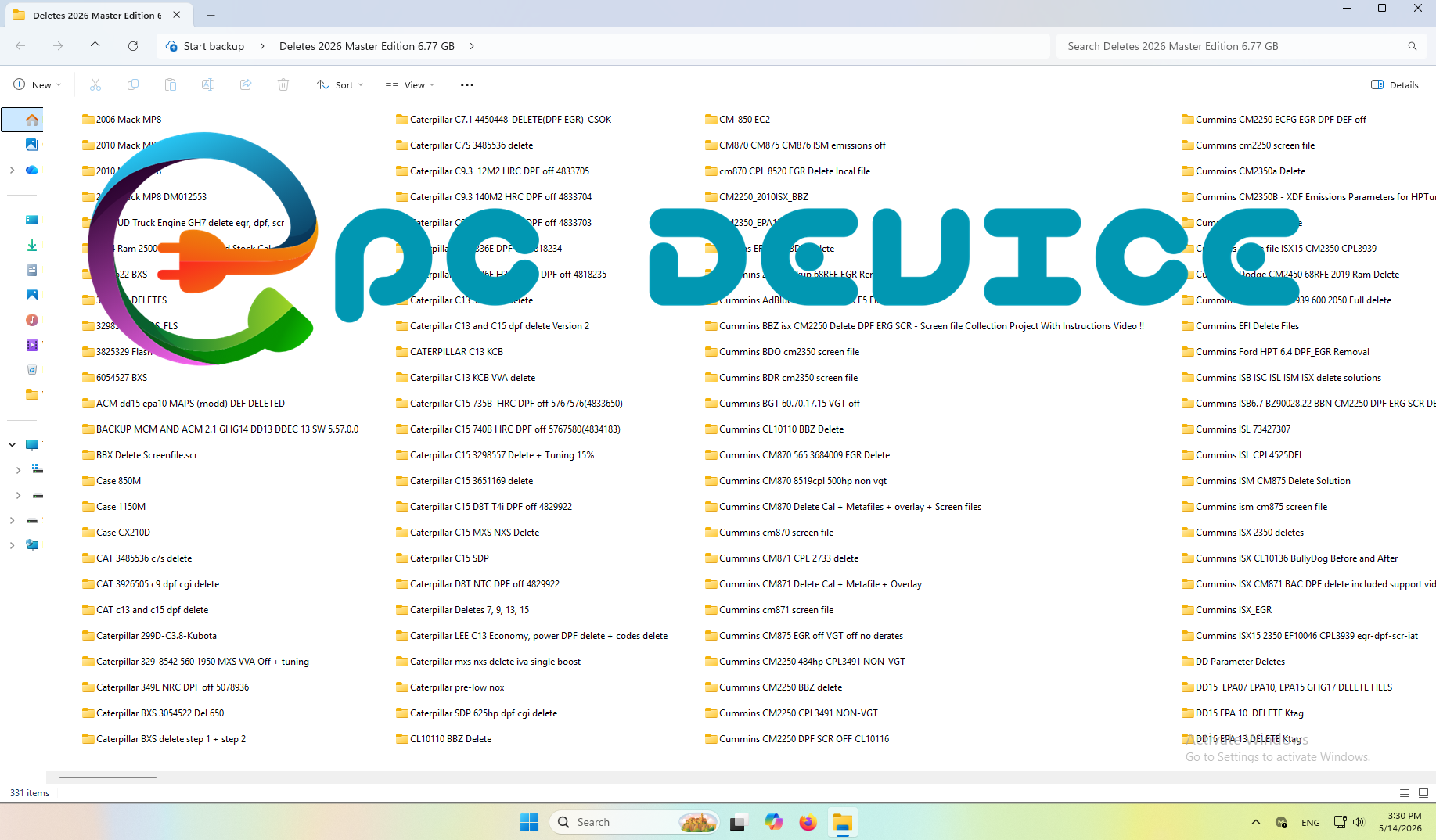 Deletes Flash files edition 2026 Master package
